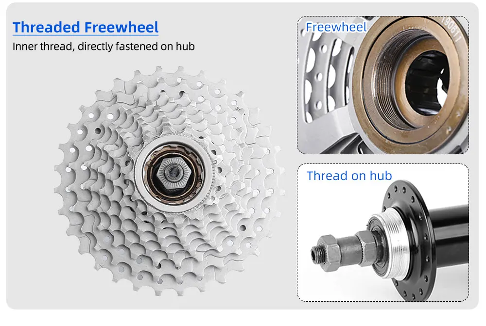 Description Picture 6 of itemBicycle Chain Whip Tool Lockring Removal Wrench For Shimano Sram Cassette Freewheel Assembly Disassembly Wrench Sprocket Remover