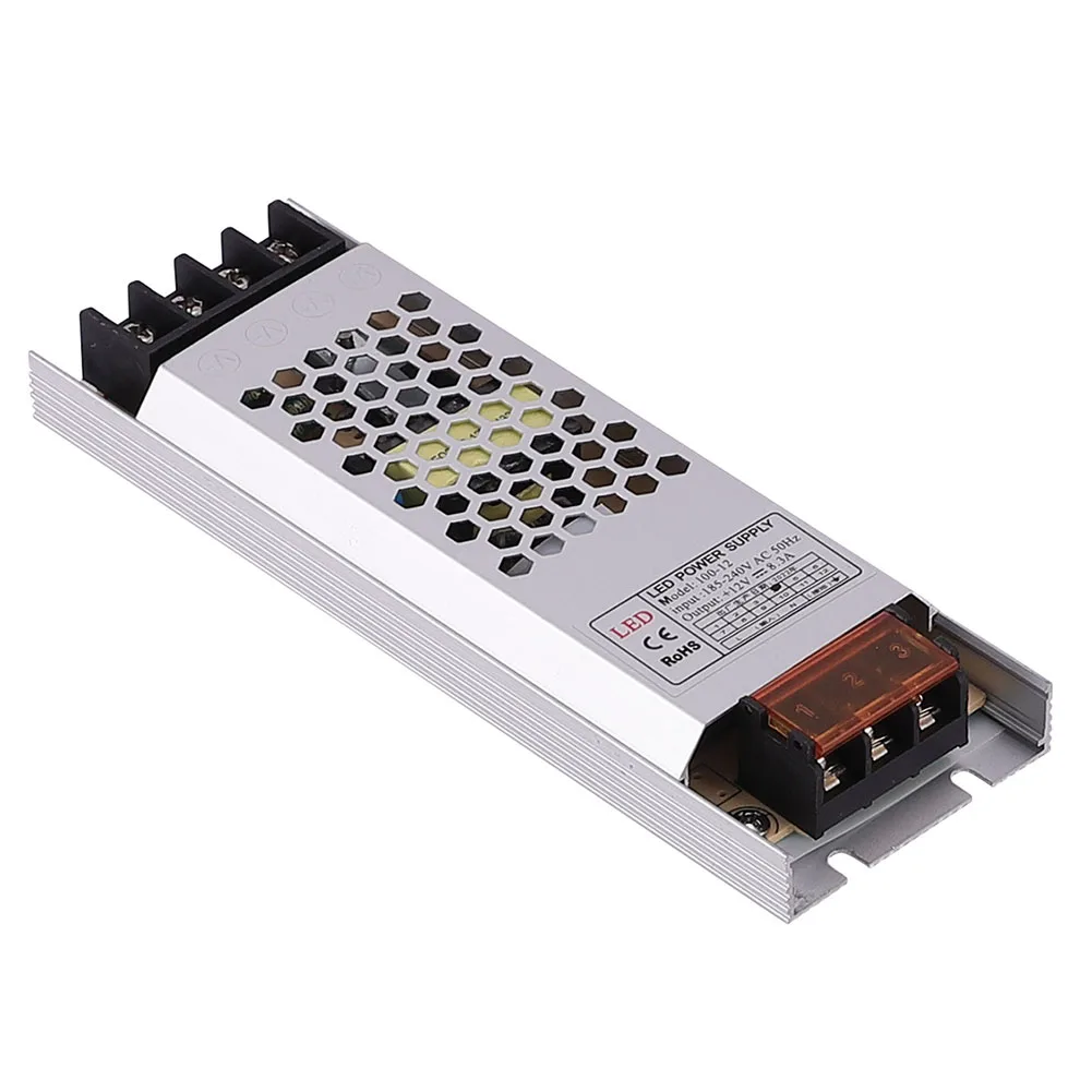 12V 24V Fonte de Alimentação 60-200W LED