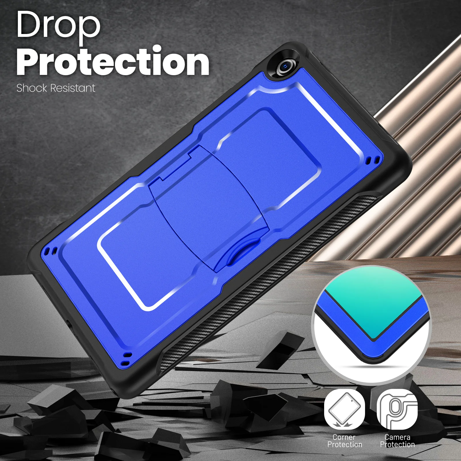 Heavy Duty 11 Tablet Protective Stand Case