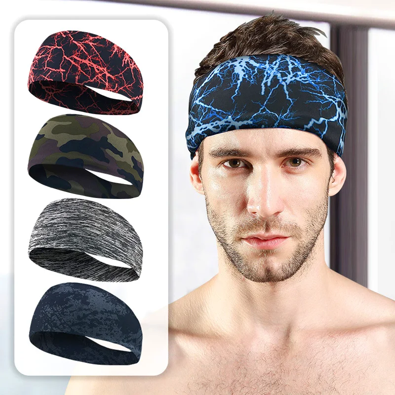 

Men Cycling Sports Sweat Hair Band Running Breathable Bike Sweat Guide Fitness Women Dance Antiperspirant Headband
