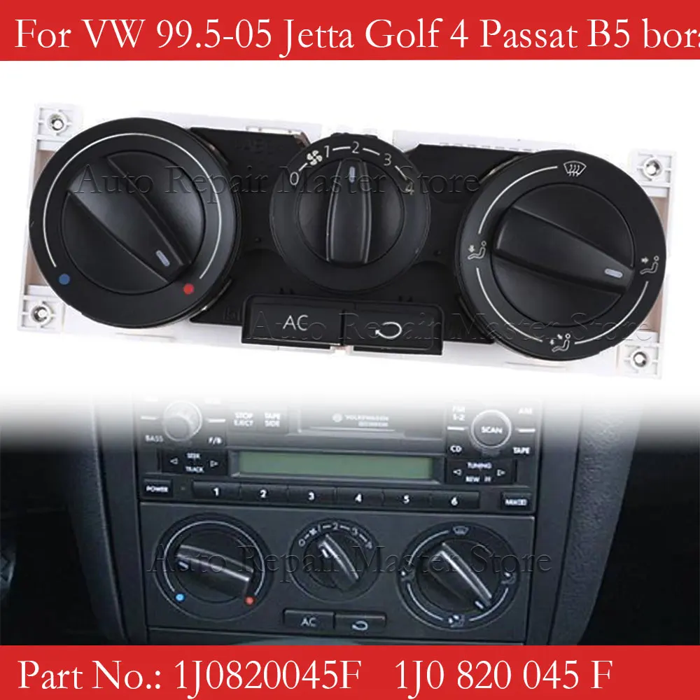 

Панель переключателя кондиционера 1J0820045F AC для VW Passat B5 Bora Golf 4 MK4 1998 1999 2000 2001 2002 2003 2004