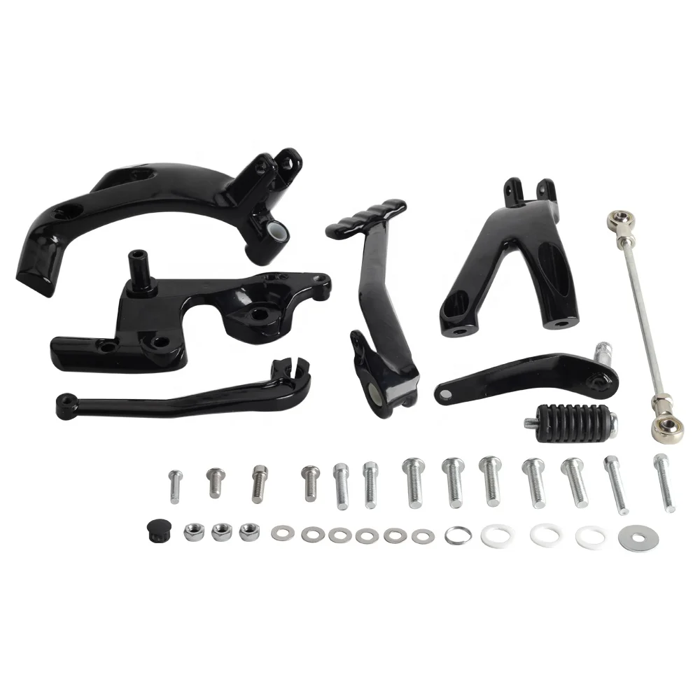 

Motorcycle Black Forward Control Foot Kits for Harley Softail Street Bob Low Rider FXBB 2018-2021Standard