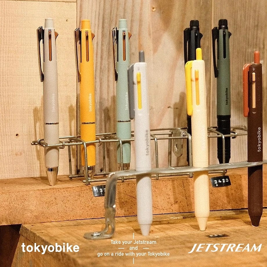 Japan Uni & Tokyobike Joint Name Special Edition Jetstream Multi-function Ballpoint Pen Module Neutral Oil Pen