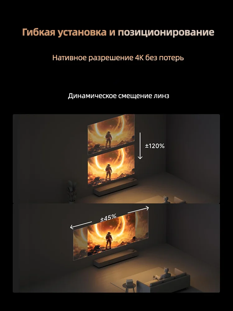 XGIMI Horizon 20 Max 4K UHD 스마트 프로젝터 5700 ISO 루멘 20000:1 고대비 해먼 카든 오디오 구글 TV 홈시어터