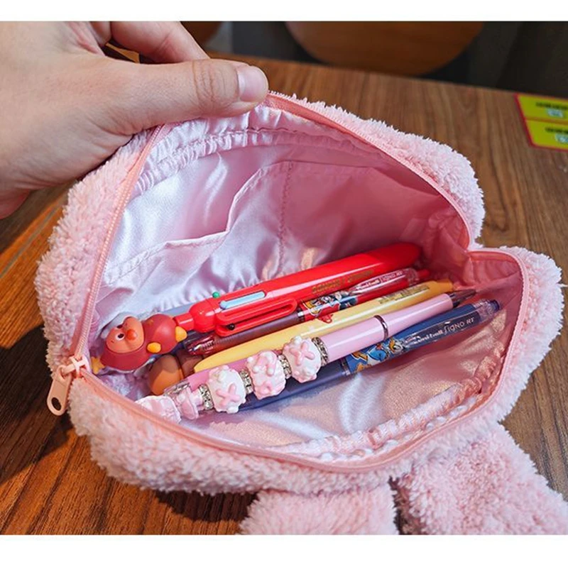 몬치치 수납가방 몬치치 메이크업 가방 대용량 펜슬 가방 휴대용 여행용 메이크업 파우치 몬치치