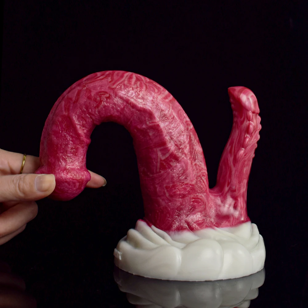 Double Headed Dildo Anal Dilator Butt Plug For Prostate Massage_voghion.com