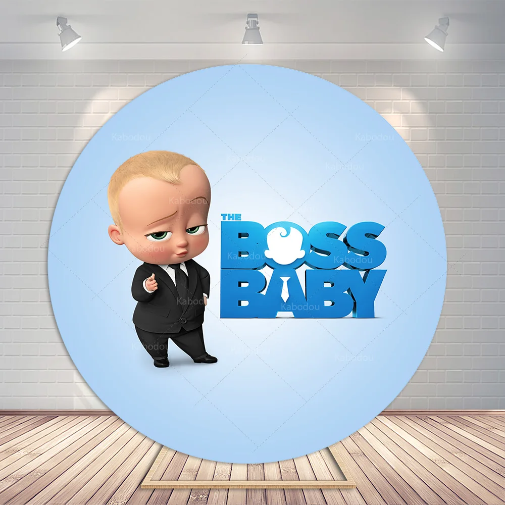 Sfondo Per Foto A Tema Boss Baby - Telo Decorativo Per Feste E Compleanni