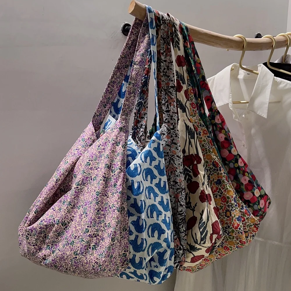 Women DIY Canvas Tote Bag Purse Shopper Shopping Shoulder Bags Reusable  Foldable