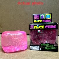 Needoh Nice Cube, jouet sensoriel brillant pour soulager le stress, outil anti-anxiété et pour la concentration, cube sensoriel de bureau pour adultes et enfants 1