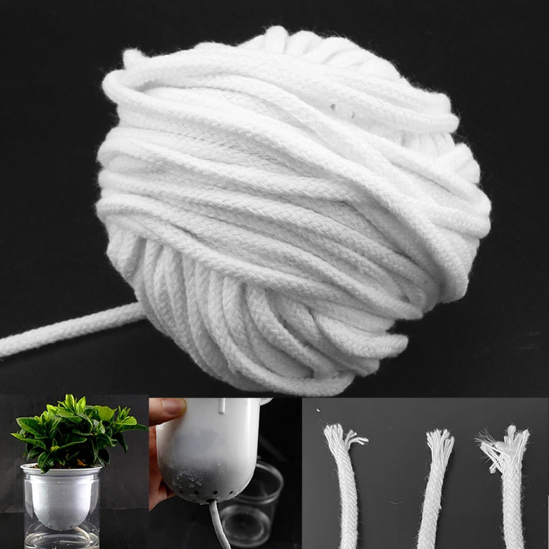 10m Self Watering Wick Cord Auto Waterer Drip Irrigation Cotton Rope