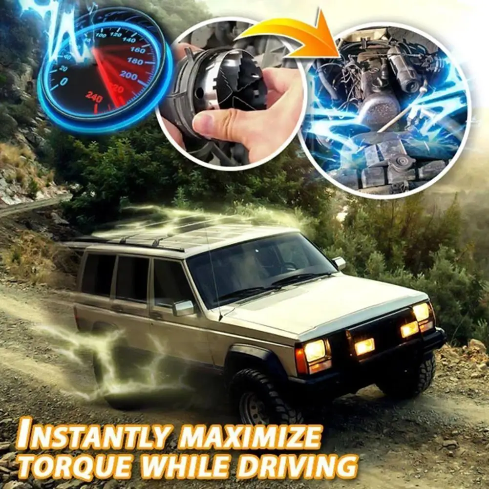 Car Turbocharger Adapter Air Intake Gas Fuel Saver Accelerator Saver Fan Modified Fuel Fan Turbine Adaptor Intake C5B4