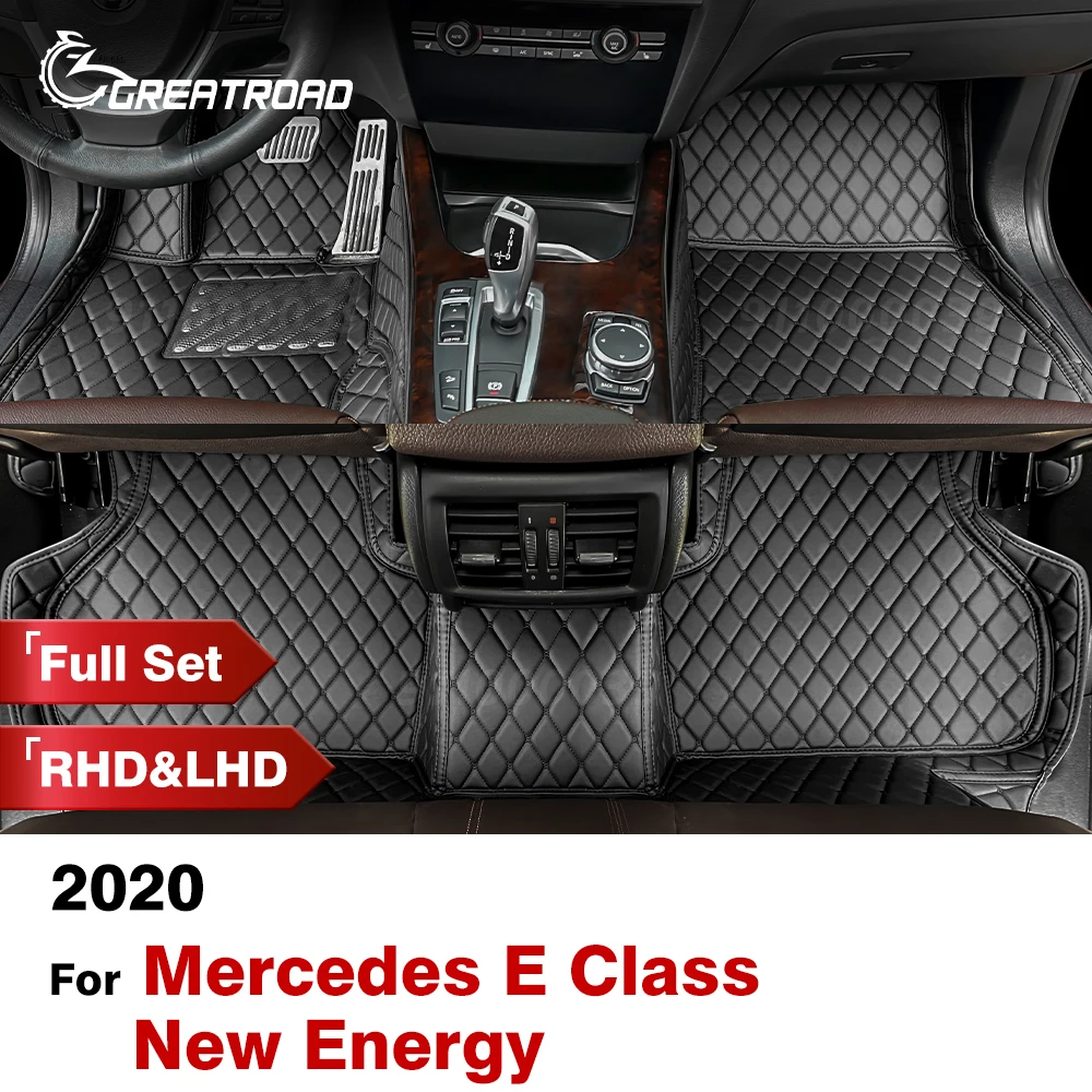 

Custom Car Floor Mats For Mercedes Benz E Class New Energy 2020 Auto Carpet Cover Interior Accessories Protective Pad Parts