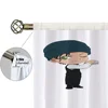 Window Kitchen Curtains for Living Room 2 Pieces Blackout Curtains Door Curtain D-detective C-conan Bedroom Decoration Partition 5
