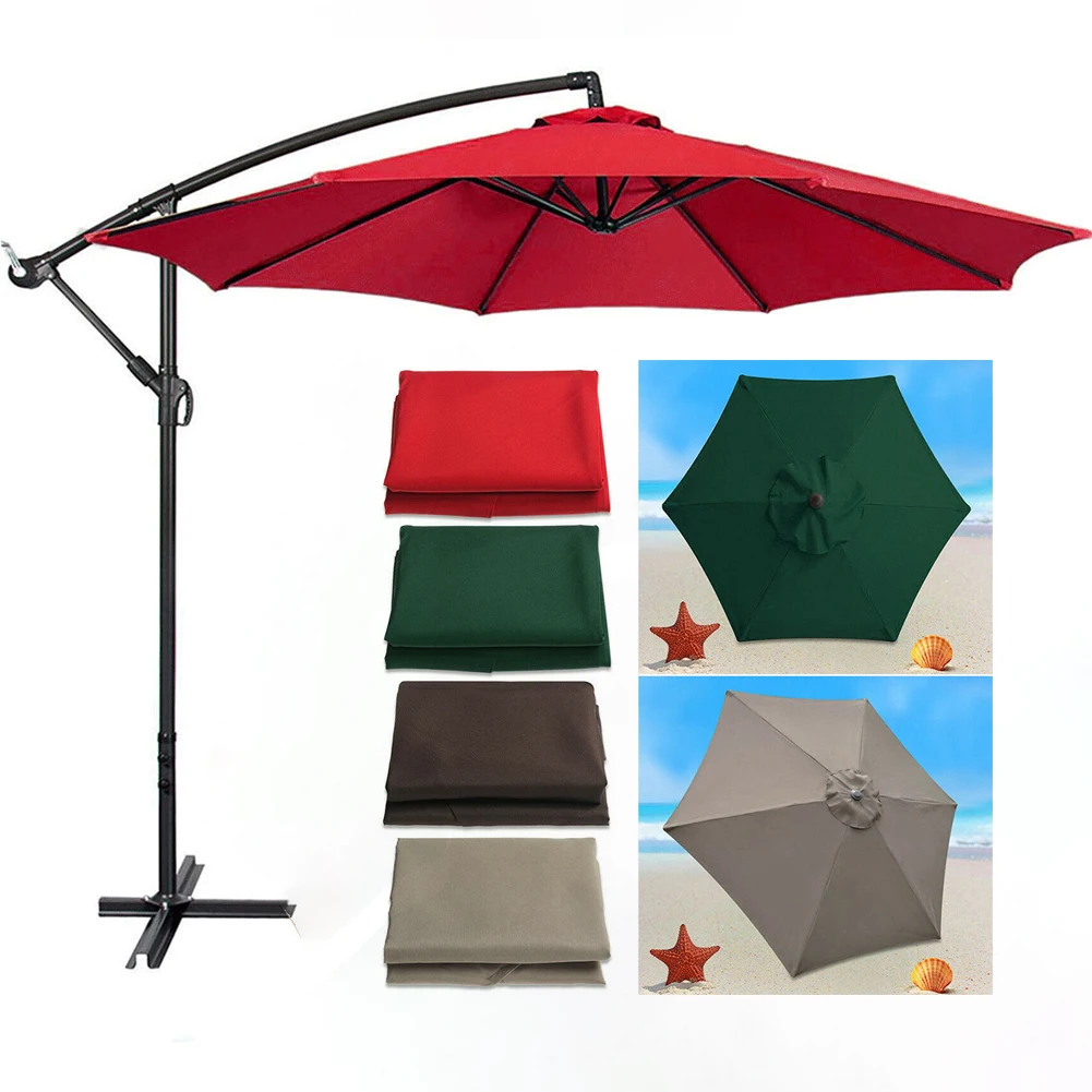 2/2.7/3m Waterproof Beach Hexagonal Canopy Outdoor Garden Uv Protection