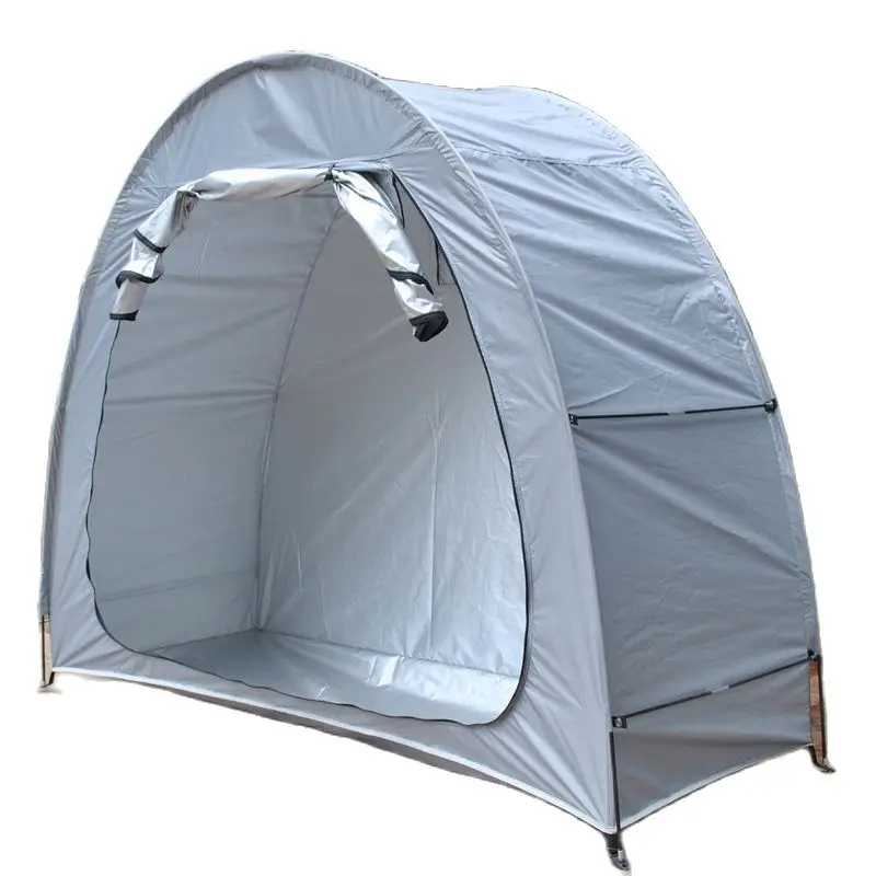 Tenda per Deposito Biciclette, Capannone per Deposito Biciclette Esterno Portatile per 3 Biciclette, Coperture per Bici Impermeabili in Tessuto Oxford 210D Riparo per Moto, Attrezzi da Giardino