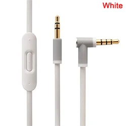 Premium Replacement Audio Cable with In - line Microphone and Control (WHITE)