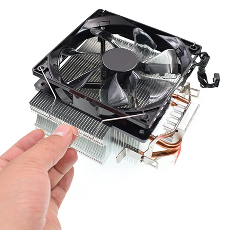 Heat Pipe Fan Buckle Heat Pipe Fan Buckle Elastic Steel CPU Hook Bracket 8cm / 9cm/ 12cm New