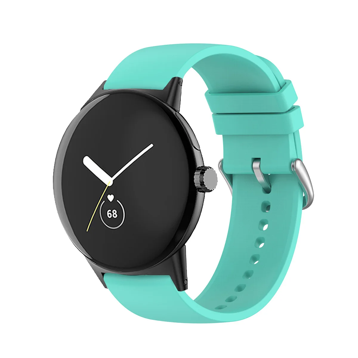 Enhanced Silicone Sport Band for Google Pixel Watch - Smartwatch Wrist Bracelet Accessory
