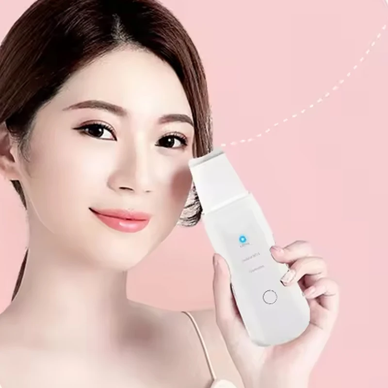 Ultrasonic Skin Scrubber Deep Face Cleaner Peel Spatula Facial Pore Cleaner Facial Skin Scrubber