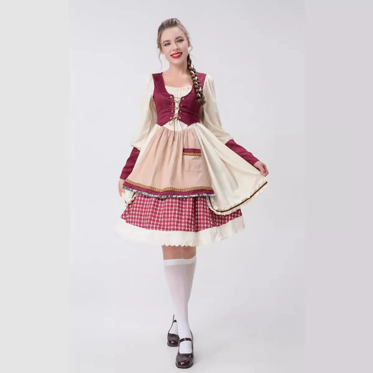 Halloween Cosplay little red riding hood adult drama stage costume