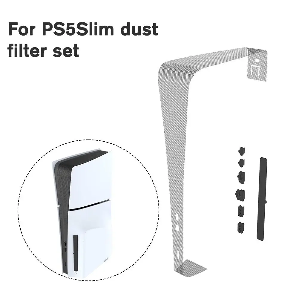 

Dust Cover Net For PS5 Slim Console Heatsink Anti-dust Protection Plug For Playstation5 Slim Optical Digital Edition Z4M0