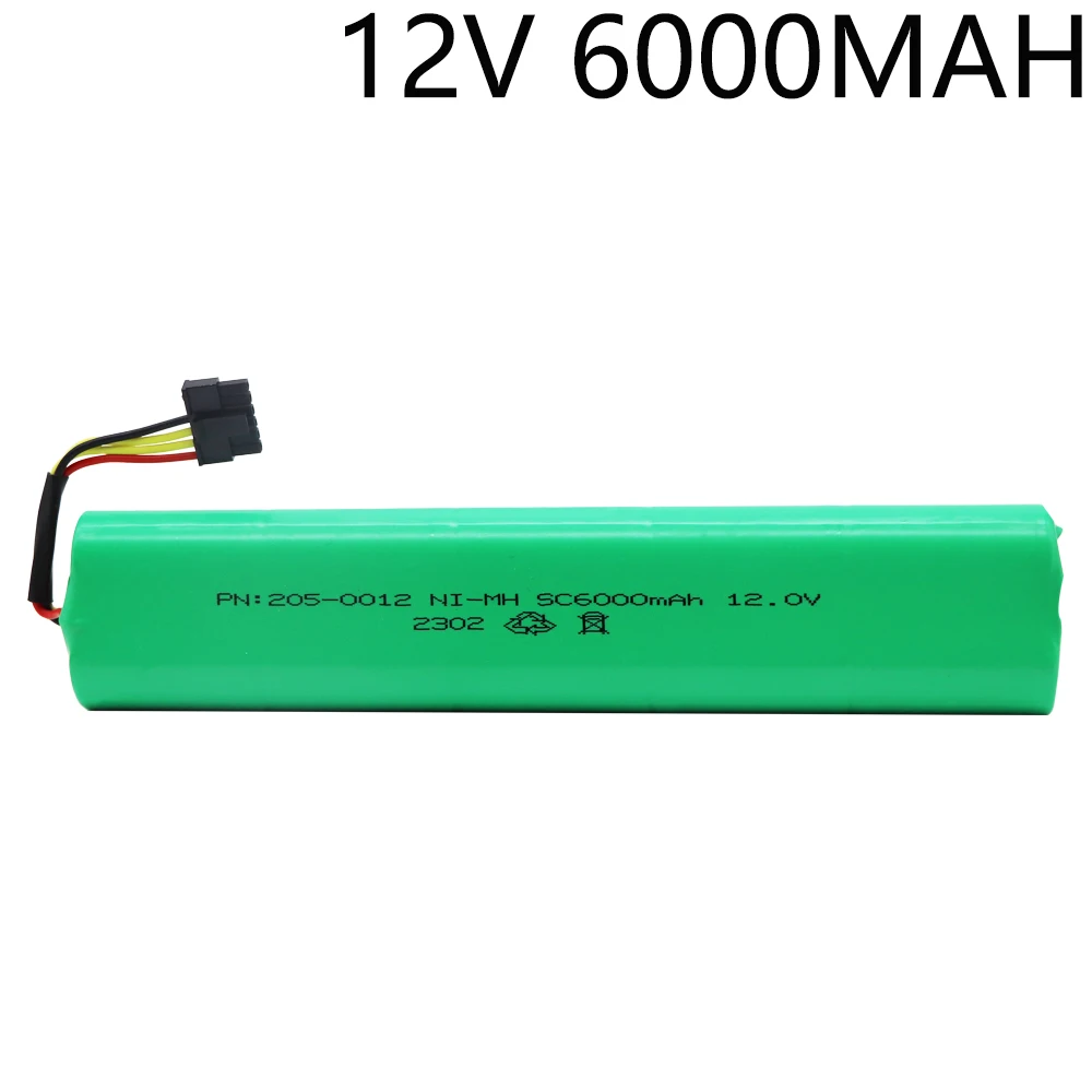 

12V 6000mAh Ni-MH Battery upgrade 4500mah for Neato Botvac 70E 75 80 85 D75 D8 D85 Vacuum Cleaners Rechargeable Battery