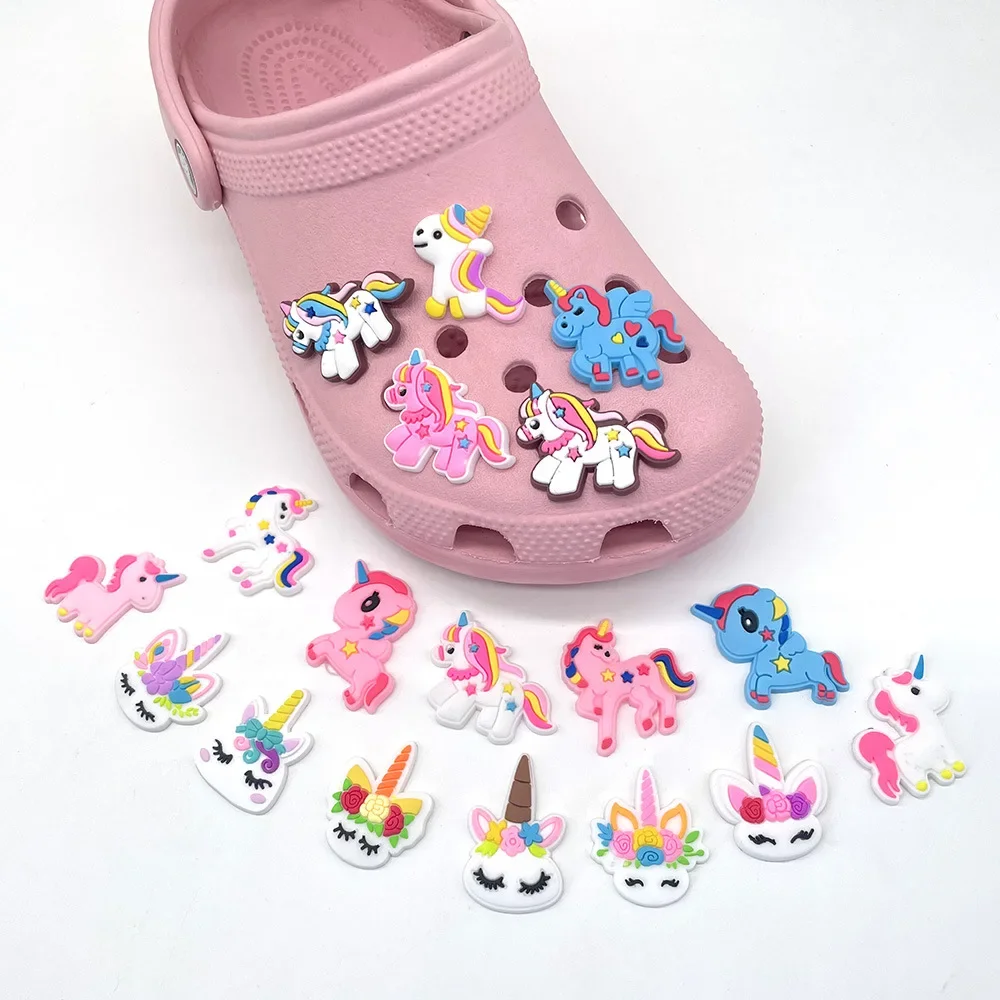 

Unicorn Shoe Decoration for Crocs Shoe Charms Shoe Accessories Sandal Decorate for Men Women Kids Party Gifts