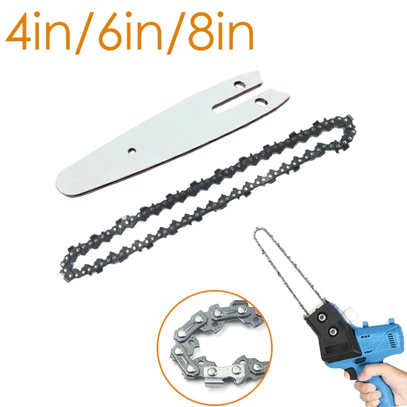 6Inch Mini Chainsaw Chain with Guide Saw Chain .043 37 Drive