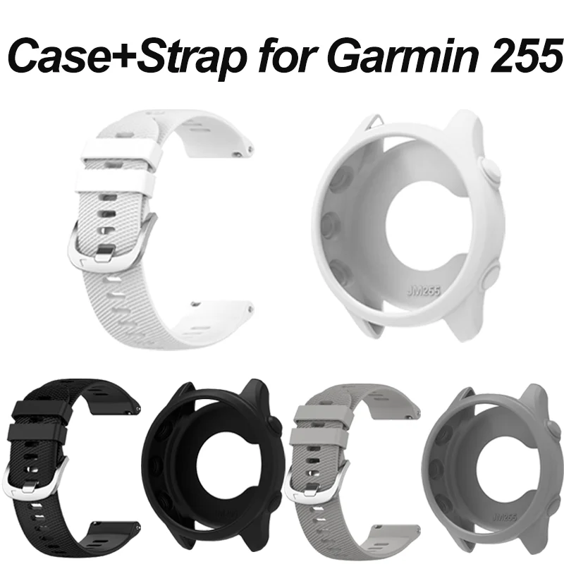 Silicone Strap with Protective Case - Replacement Watch Band