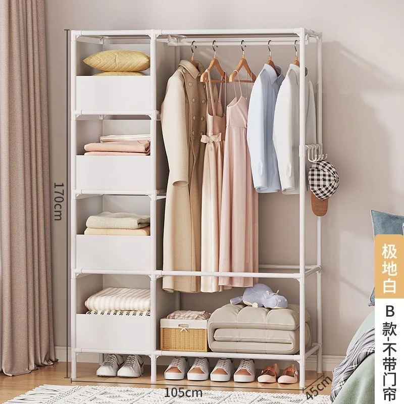 Home Furniture Wardrobe Stand Clothes Rack Coat Stand Wearing for Clothes Hangers Children's Room Rack Coats Page Standing Racks clothes rack