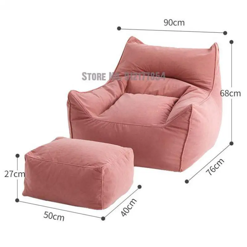 Ins Net Red Bean Bag Lazy Sofa Living Room Bedroom Single Tatami Home Recliner |