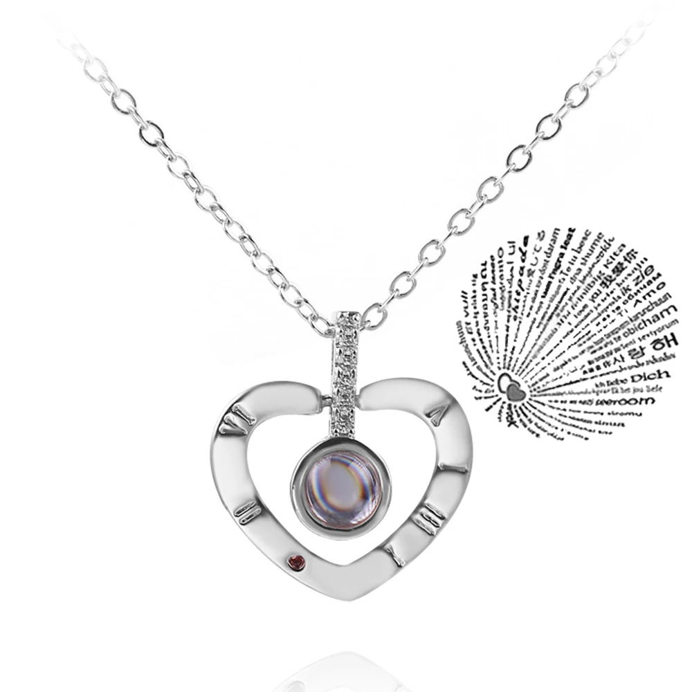 Collar Colgante De 100 Idiomas De Amor Para Parejas – Trading Ltd