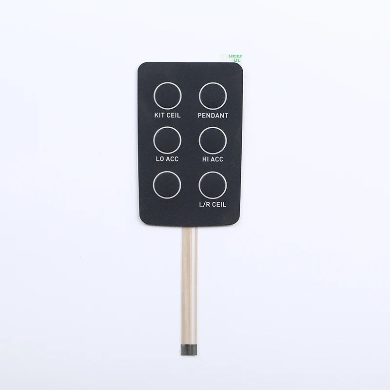 Professional Embossed Tactile Membrane Switch Glossy Surface Membrane Switch
