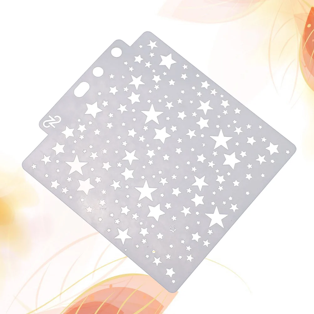 

Star Stencil, Drawing Stencil Hollow Out, Assorted Patterns Painting Template for Painting on Wood Wall Notebook Craft DIY Cake