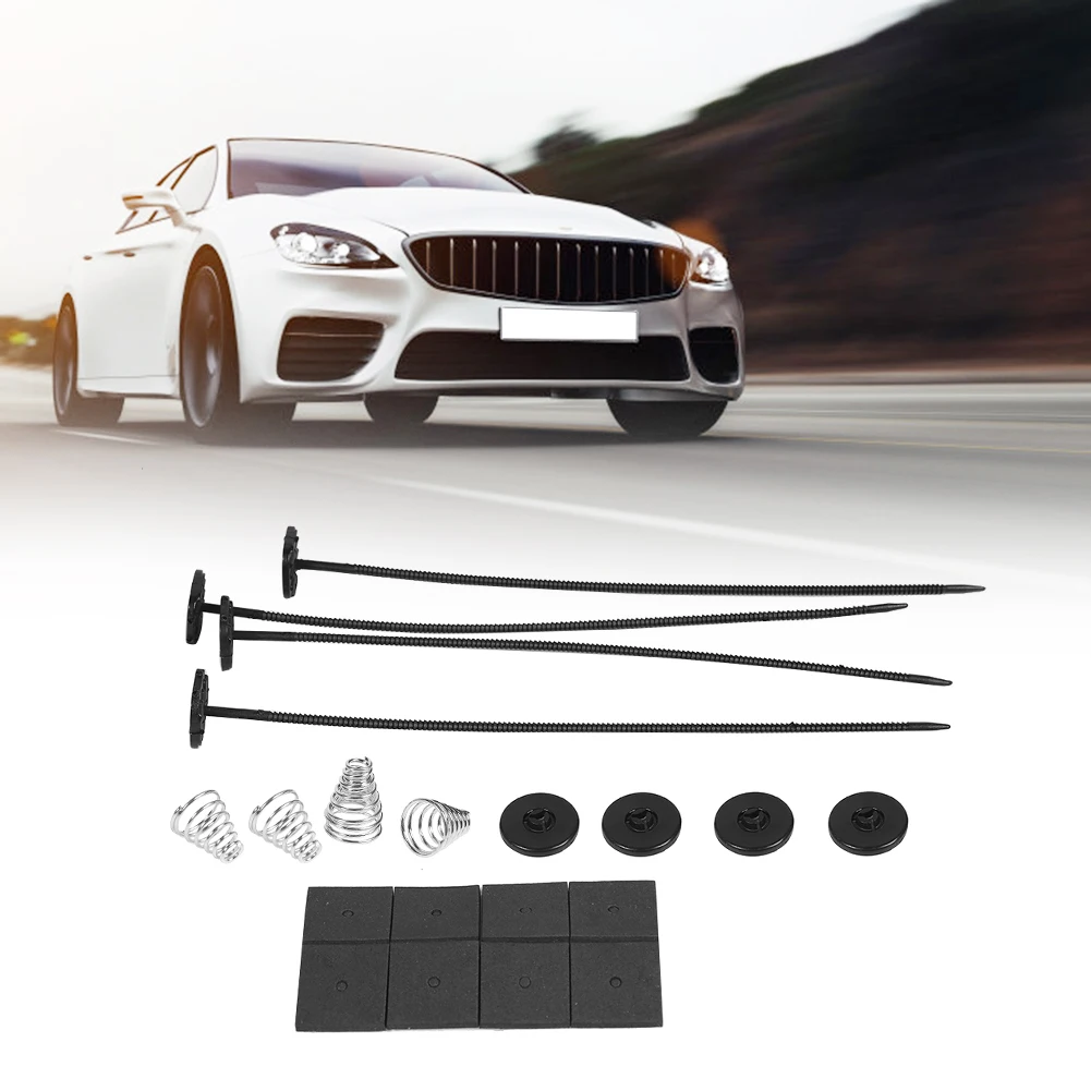 1/2 Set Universal Car Electric Cooling Radiator Durable Plastic Metal with Long Service Life Fan Mounting Tie Rod Kit Bracket