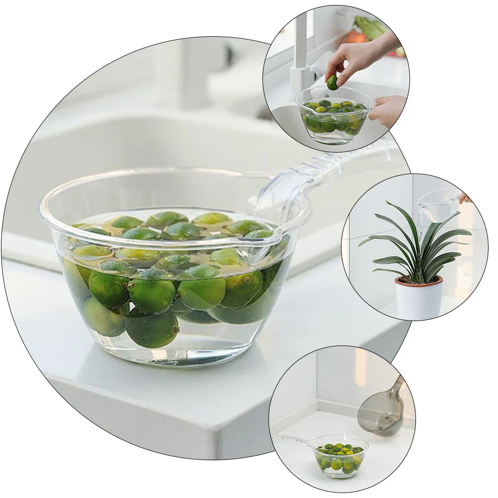 2 Pcs Water Ladle Soup Spoon Miniature Kitchen The Pet Long Handle Scoop Household Baby