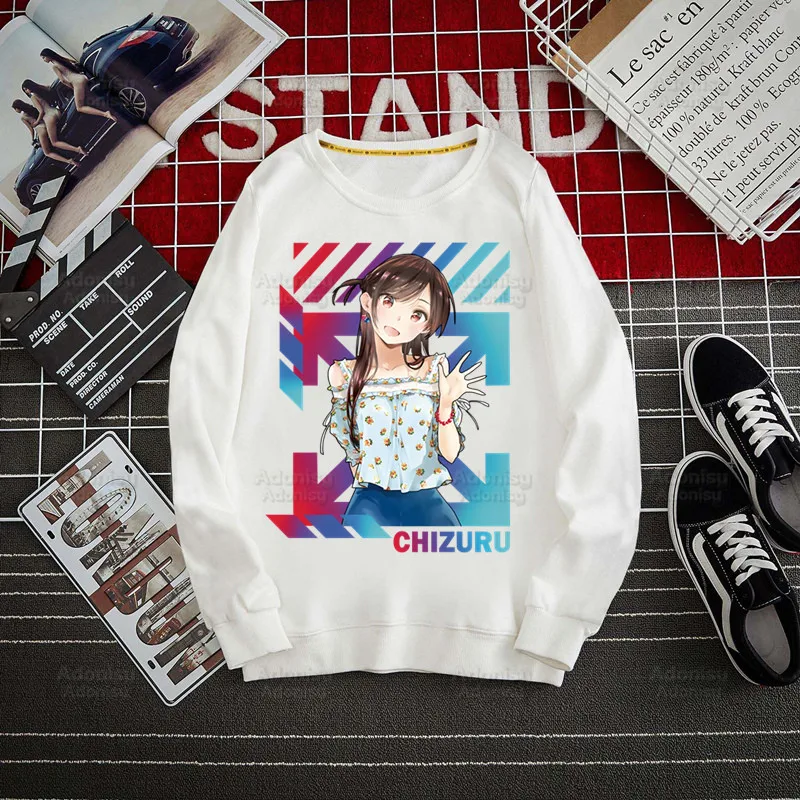 

Rent A Girlfriend Chizuru Mizuhara Hoodies Women/Men Fashion Hooded Sweatshirt Hot Sale Casual Clothes Customization
