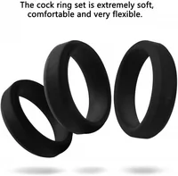 Silikon Cock Ring Penis Verbessern Erektion Verzögerung Ejakulation Cockring Sex Spielzeug Für Männer Vorhaut Lock Samen Ring Sex Shop 5
