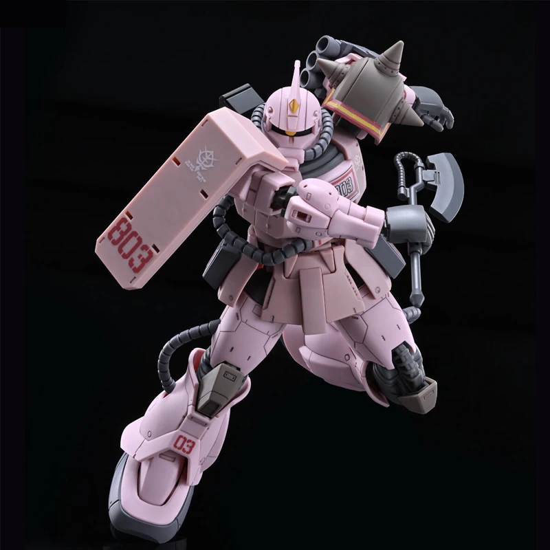 Bandai Genuine HG MS-06D ZAKU DESERT TYPE PINK PANTHER FORCES