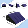 Inflatable Travel Multifunctional Body Pillow Lumbar Yoga Pillow Travel Positions Support Air Cushion Triangular Pillow 6
