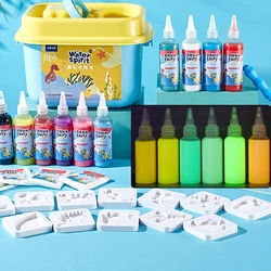 Handmade Craft Painting Stickers Montessori Education Origami Luminous Magic Water Elves Kit Set Toys Children Gift Craft Xmas