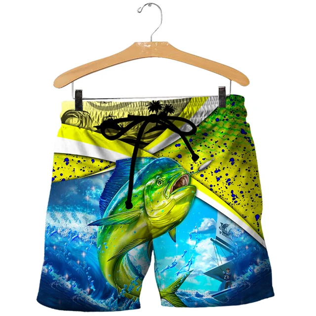 PLstar-pantalones cortos de pesca Cosmos para hombre, Shorts estampados en 3D, veraniego, para