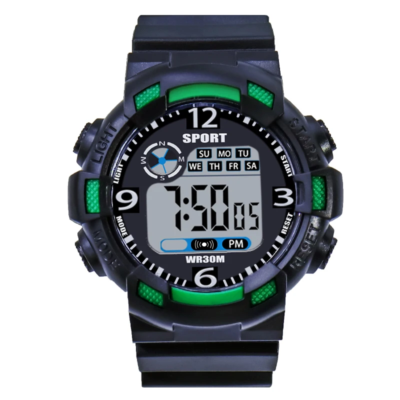 S934b9adef7ac4c99be6c4b2a4561b29fY Military Digital Watch for Men Outdoor Men's Sports Watches Clock Waterproof Luminous Chronograph Student Electronic Wristwatch Mallzona