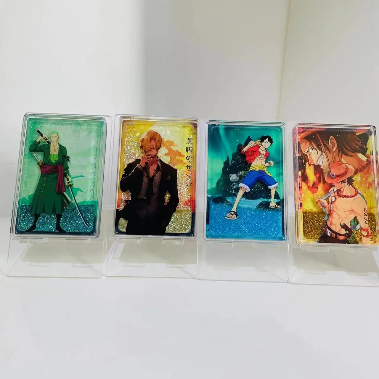 Anime One Piece Monkey D. Rufy Portgas D Ace Roronoa Zoro Sanji Collection Card Natale Regalo Di Compleanno Giocattoli Di Intrattenimento