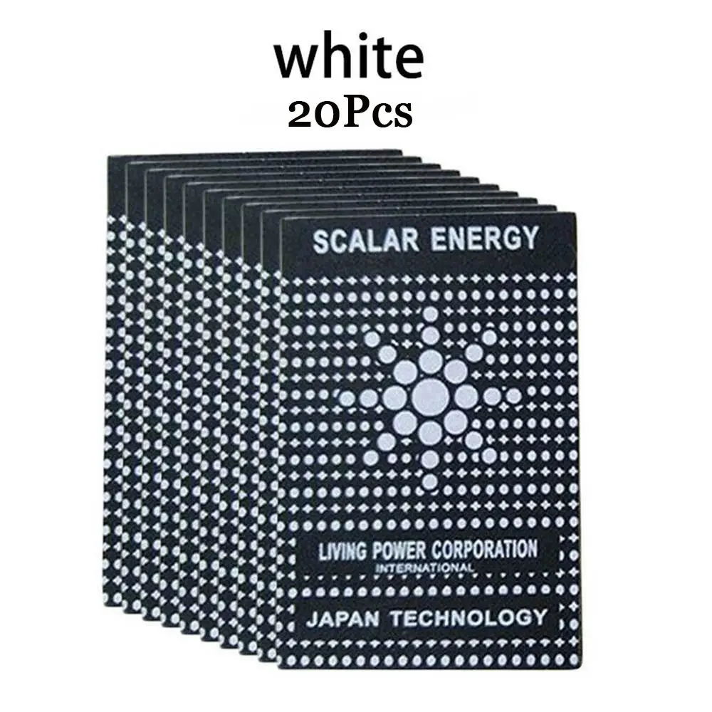 Anti-Radiation Shield EMF Protection Neutralizer Stickers, Pack of 10/20, with Scalar Energy