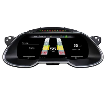 Panel de tablero LCD automático Hizpo 12.3 para Audi A4 años 2013-2016, pantalla digital de instrumentos, velocímetro, cabina virtual. 1