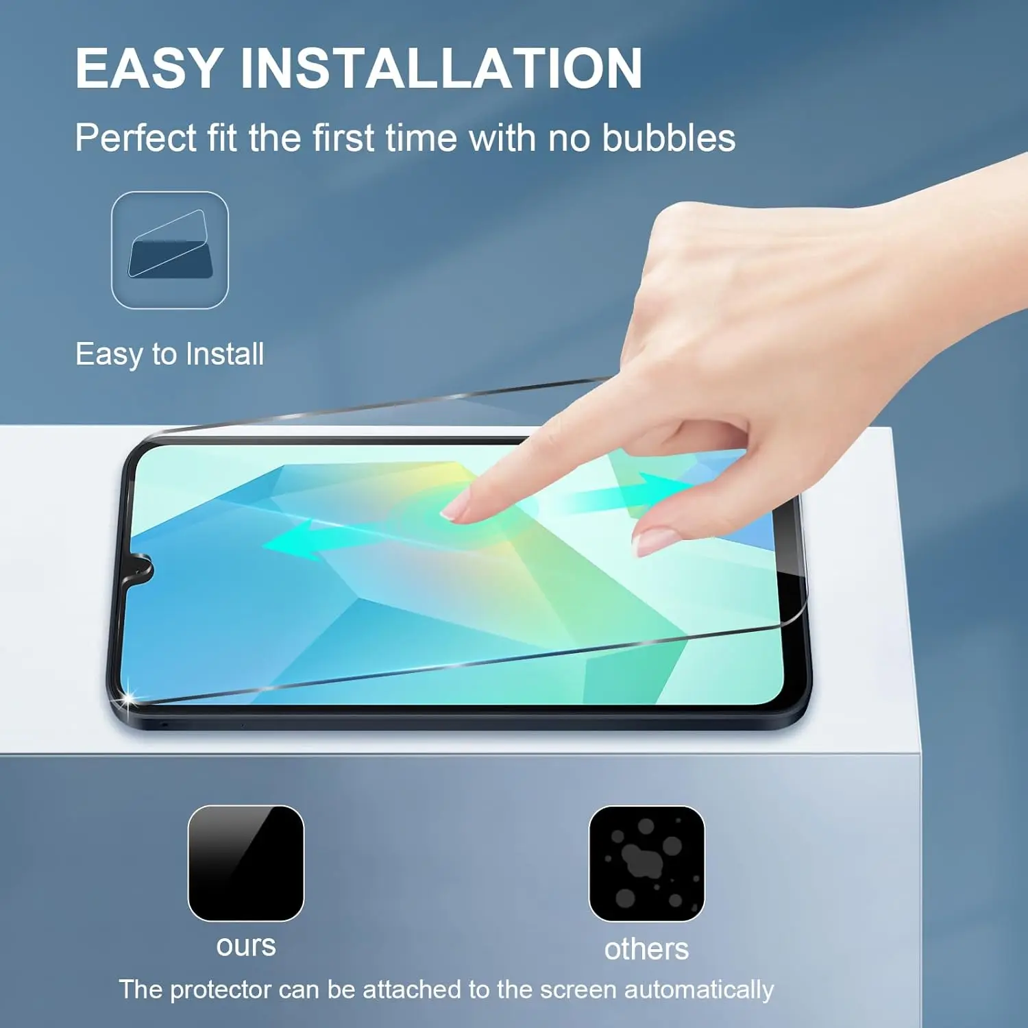 Premium Tempered Glass Screen Protector Set - 2/3/4 Pack