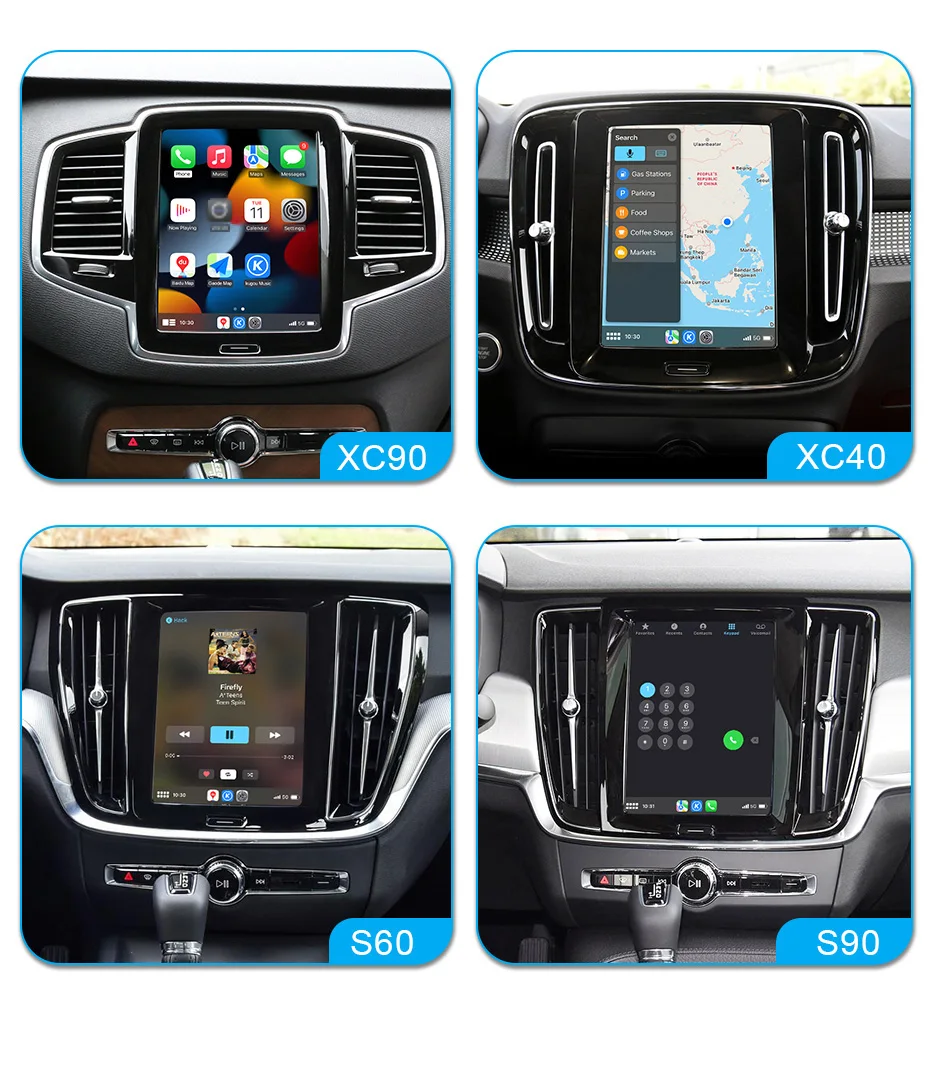 EBILAEN Wireless Carplay per Volvo XC90 XC60 XC40 S90 S60 Android modulo  Auto Box Mirror Link navigazione schermo intero USB WIFI| | - AliExpress