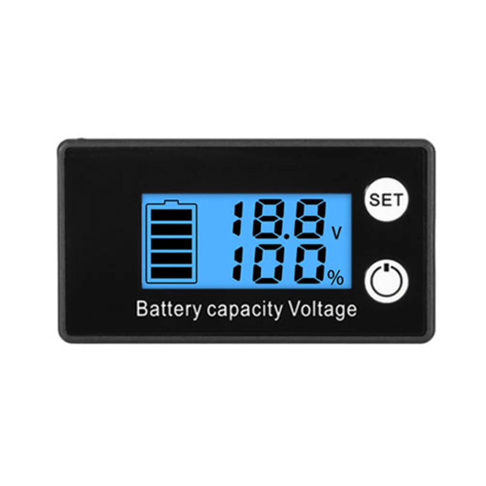 

DC7-68V Car Motorcycle Voltmeter Voltage Gauge 12V Battery Capacity Indicator Herramientas Ferramentas Taladros Garden