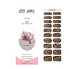 Spotted Leopard Print Semi-Cured Gel Nail Strips Simple Mixed Color Adhesive Long Lasting Gel Nail Stickers Harden In UV Lamp Ne 1